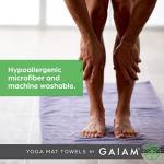 Gaiam Microfiber Yoga Towel for Hot Yoga