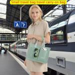 ZHMO Women’s Canvas Tote Bag with Pockets