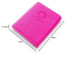 Lightweight Folding Travel Yoga Mat - Azalea Pink