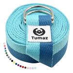Tumaz Yoga Strap with Adjustable D-Ring Buckle