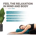 Yes4All Triple-Layer Sponge Yoga Bolster Pillow for Restorative Yoga & Meditation - Versatile Support Pillow, Balance & Poses Modification