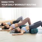 Yes4All Triple-Layer Sponge Yoga Bolster Pillow for Restorative Yoga & Meditation - Versatile Support Pillow, Balance & Poses Modification