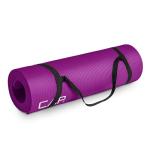 CAP Barbell Yoga Mat 1/2" Thick with Carrying Strap - High Density Exercise Mat for Yoga, Pilates, Stretching, Floor & Fitness Workouts - 68''x24''x1/2" | Wine