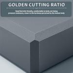 Yoga Blocks 2 Pcs, 9"x6"x3" Yoga Brick Foam Blocks EVA Foam Block Props Accessories for Pilates Stretching and Meditation (Grey, Large)