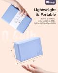 KEEP Yoga Block, High-Density EVA Foam 2 Pack Yoga Block with Non-Slip Textured Surface, Supportive, Lightweight - Ideal for Yoga, Pilates, and Stretching Exercises