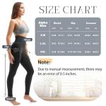 Leafigure 2 Pack Leggings with Pockets for Women, High Waisted Soft Leggings for Yoga Gym Black SM
