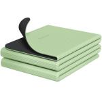 Readaeer Foldable Yoga Mat for Travel Folding Yoga Mat 6mm Thick with Carrying Bag, Non-Slip TPE Exercise Pilates Mat for 72" L x 24" W x 0.24 Inch (Green)