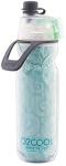 O2COOL Mist 'N Sip Misting Water Bottle 2-in-1 Mist And Sip Function With No Leak Pull Top Spout Reusable Sports Water Bottle - 20 oz (Yoga Mint)