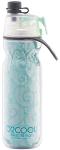 O2COOL Mist 'N Sip Misting Water Bottle 2-in-1 Mist And Sip Function With No Leak Pull Top Spout Reusable Sports Water Bottle - 20 oz (Yoga Mint)