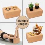 Hatha Yoga Cork Yoga Block, Natural Cork from Portuguese, Premium Brick 9"x6"x3", Eco-Friendly Yoga Accessories for Yoga, Pilates & Stretching