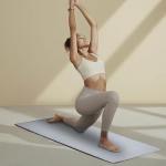 CYCLXY 2 Pack Hot Yoga Towel with Grip Dot，Stickyfiber Yoga Mat Towels Non Slip for Hot Yoga,Absorbent Microfiber Sweat Anti-Slip Cover,Bikram,Pilates,Exercise,Fitness