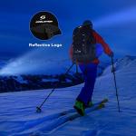 Maelstrom Hiking Backpack,Camping Backpack,40L Waterproof Hiking Daypack with Rain Cover,Lightweight Travel Backpack,Black