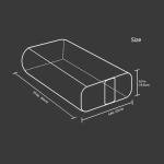 NGT new guide steps Yoga Bolster Pillow for Meditation and Support - Rectangular Yoga Cushion Foam Wedges Washable Suede Pillowcase for Men and Women with Carry Handles.(Grey Soft fabric)