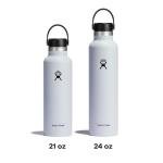 Hydro Flask Water Bottle - Insulated Stainless Steel - Non Spill, Leakproof in 24 Oz White