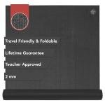 Manduka PRO Travel Yoga Mat 71" - 2mm Foldable & Travel Friendly Lifetime Durability Teacher Approved Hygienic Construction 71 x 24 inches Black Night