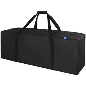 COOLBEBE 36-Inch Large Travel Duffle Bag, 100L Heavy Duty Luggage for Sports Equipment, Camping & Moving, Water Resistant, Black