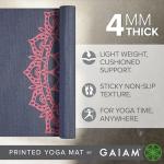 Gaiam, Yoga Mat 4 Mm Pink Marrakesh