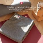 Manduka PRO Travel Yoga Mat 71" - 2mm Foldable & Travel Friendly Lifetime Durability Teacher Approved Hygienic Construction 71 x 24 inches Black Night