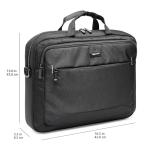 Amazon Basics Laptop Carrying Case with Shoulder Strap and Handle, Large Capacity, 15.6 in, Black