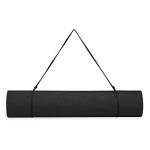 Gaiam Essentials 1/4" Thin (6mm) Yoga & Pilates, Fitness & Exercise Mat with Easy-Cinch Carrier Strap Cusion Support For Fitness and Gym Workouts