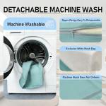 NGT new guide steps Yoga Bolster Pillow for Meditation and Support - Rectangular Yoga Cushion Foam Wedges Washable Suede Pillowcase for Men and Women with Carry Handles.(Green Soft fabric)