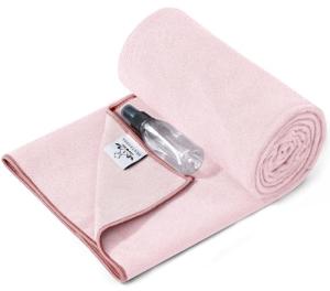 Healthyoga Non-Slip Yoga Mat Towel with Spray Bottle