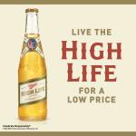 Miller High Life American Beer, 12 Pack, 12 fl oz Glass Bottles, 4.6% ABV