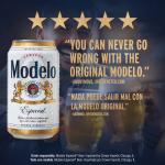 Modelo Especial Mexican Lager Import Beer, 24 pack 12 fl. oz. Cans, 4.4% ABV