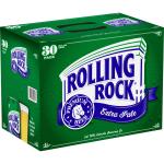 Rolling Rock Extra Pale Beer, 30 pack 12 fl. oz. Aluminum Cans, 4.6% ABV
