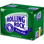 Rolling Rock Extra Pale Beer, 30 pack 12 fl. oz. Aluminum Cans, 4.6% ABV