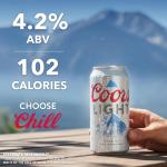 Coors Light American Beer, 24 Pack, 12 fl oz Glass Bottles, 4.2% ABV