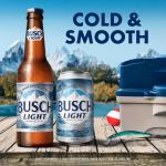 Busch Light American Lager Beer 12 Pack 12 fl oz Aluminum Cans 4.1% ABV