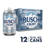 Busch Light American Lager Beer 12 Pack 12 fl oz Aluminum Cans 4.1% ABV