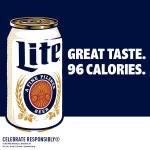 Miller Lite Beer, 12 pack, 12 fl oz Aluminum Cans, 4.2% ABV