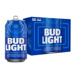 Bud Light American Light Lager Beer 12 pack 12 fl oz Aluminum Cans 4.2% ABV