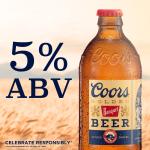 Coors Banquet American Beer, 18 Pack, 12 fl oz Glass Bottles, 5% ABV