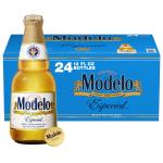 Modelo Especial Mexican Lager Import Beer, 24 pack 12 fl. oz. Bottles, 4.4% ABV