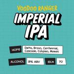 Voodoo Ranger Imperial IPA Craft Beer, 19.2 fl oz Can, 9% ABV