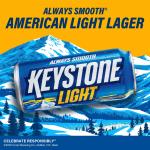 Keystone Light American Beer, 30 Pack, 12 fl oz Aluminum Cans, 4.1% ABV