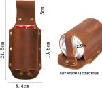 Leather Beer Holster - Perfect for BBQs & Camping