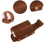 Leather Beer Holster - Perfect for BBQs & Camping