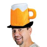 Plush Beer Mug Hat for Fun Halloween Parties