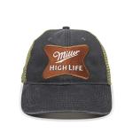 Miller High Life Black Snapback Hat