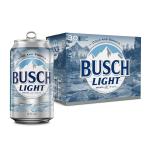 Busch Light American Light Lager Beer 30 Pack 12 fl oz Aluminum Cans 4.1% ABV