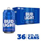 Bud Light American Light Lager Beer 36 pack 12 fl oz Aluminum Cans 4.2% ABV