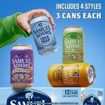 Samuel Adams Spring Favorites Seasonal Variety Craft Beer, 12 pack, 12 fl. oz. Cans, 4.7%-5.5% ABV