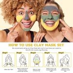 Vegan Green Tea & Clay Face Mask Set