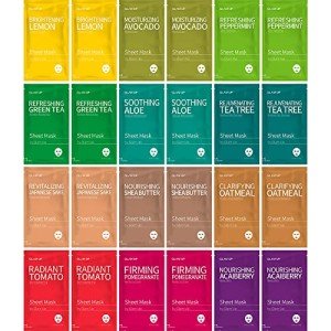 Glam Up 12-Pack Vegan Facial Tissue Masks