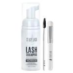 Gentle Vegan Eyelash Extension Shampoo with Brush