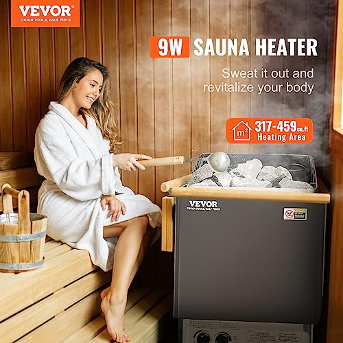 VEVOR 9KW Electric Sauna Heater with Timer